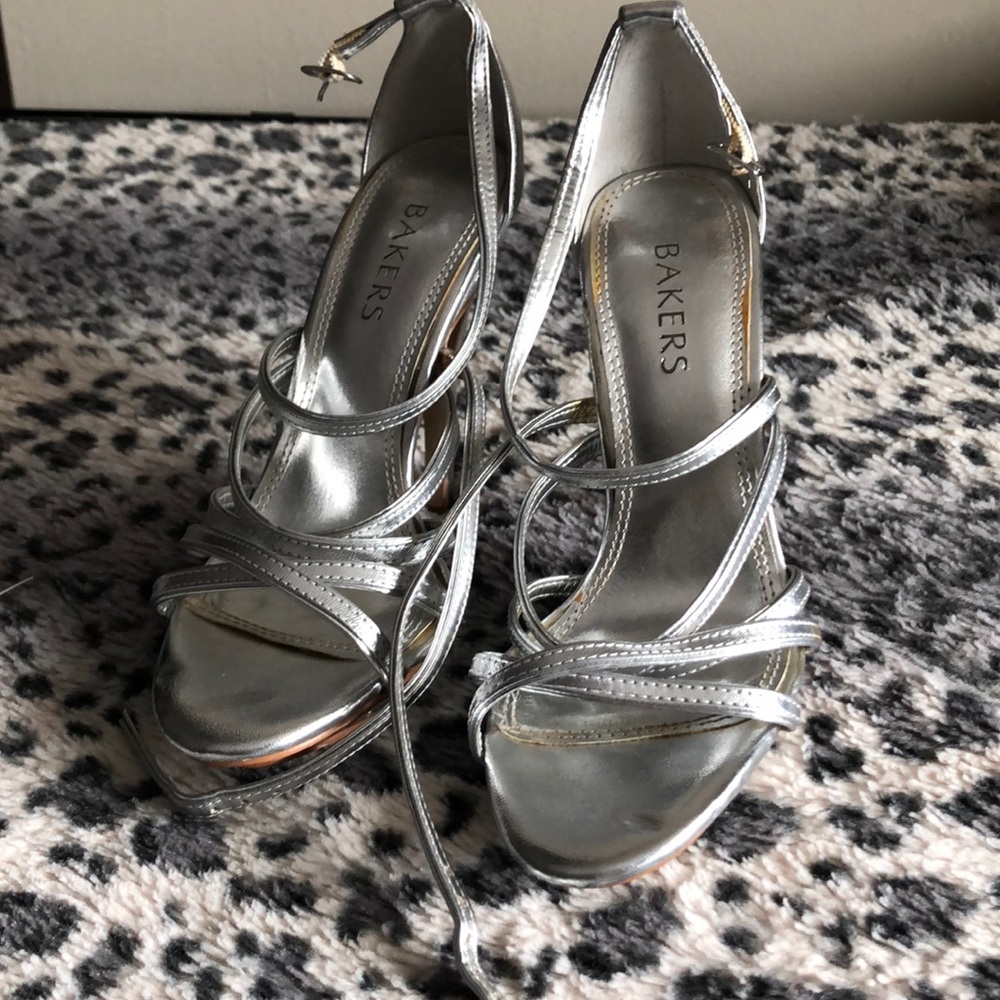 Silver heels